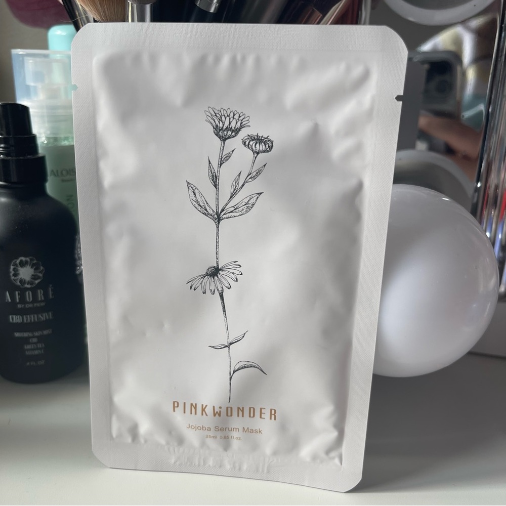 3/$15 Pink Wonder Jojoba Serum Sheet Mask Cruelty Free